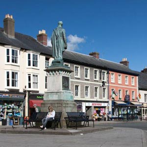Brecon town